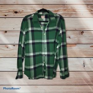 J. Crew Men’s Button Down Plaid Shirt